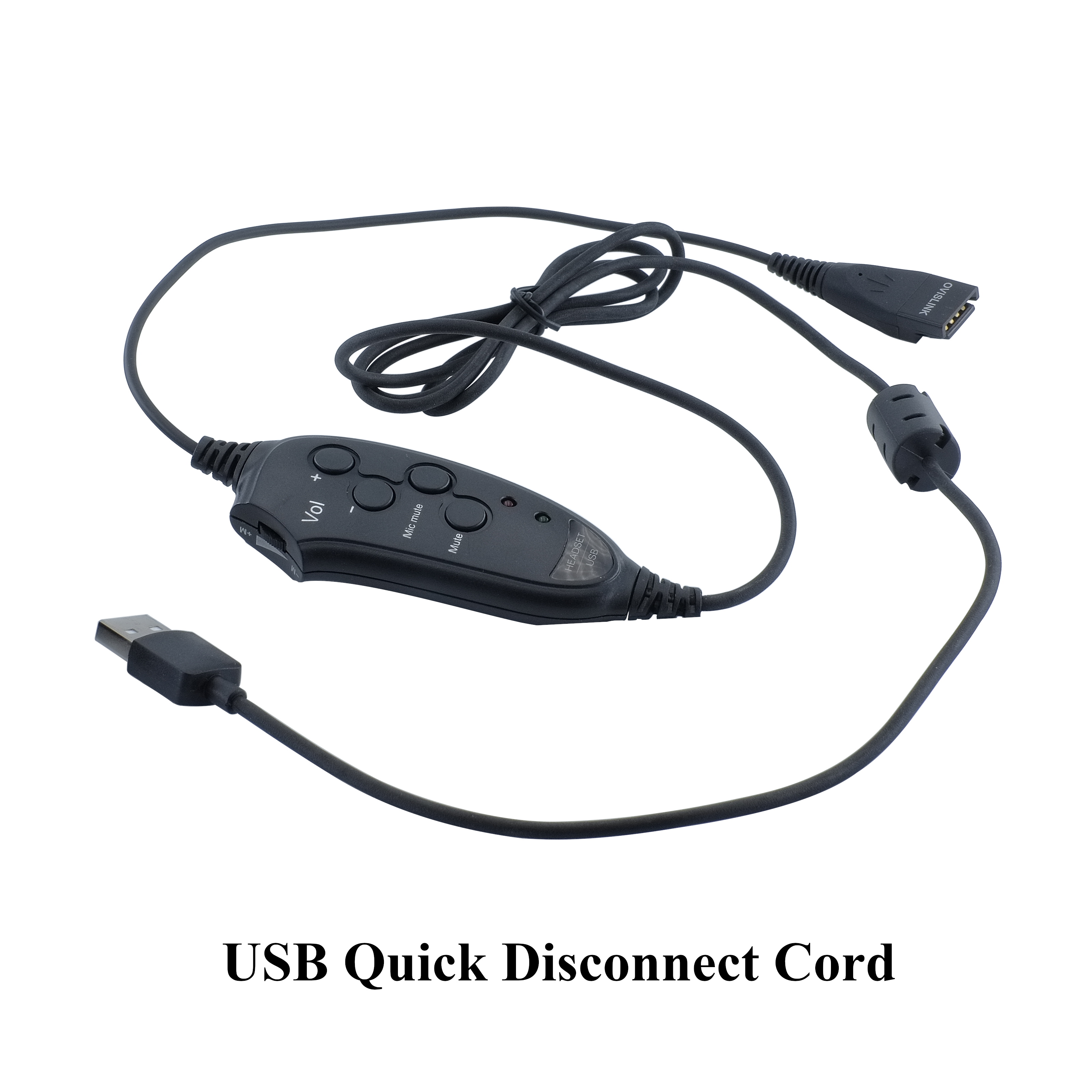 OvisLink Headset USB Quick Disconnect Cord